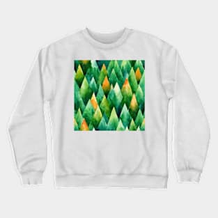 Watercolor Geometric Crewneck Sweatshirt